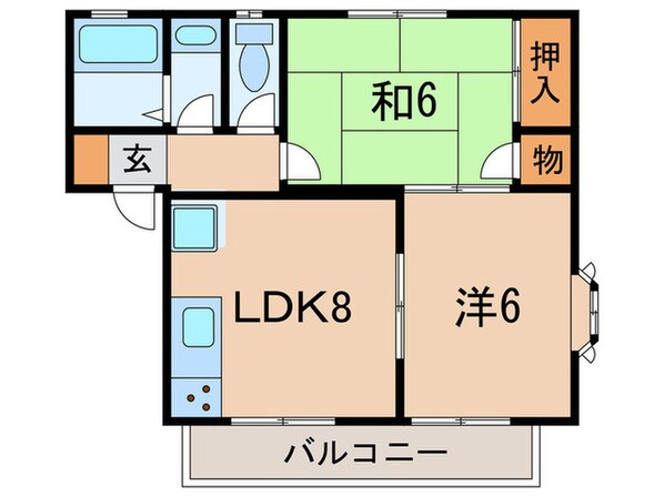 ルカ・イエームⅡの物件間取画像